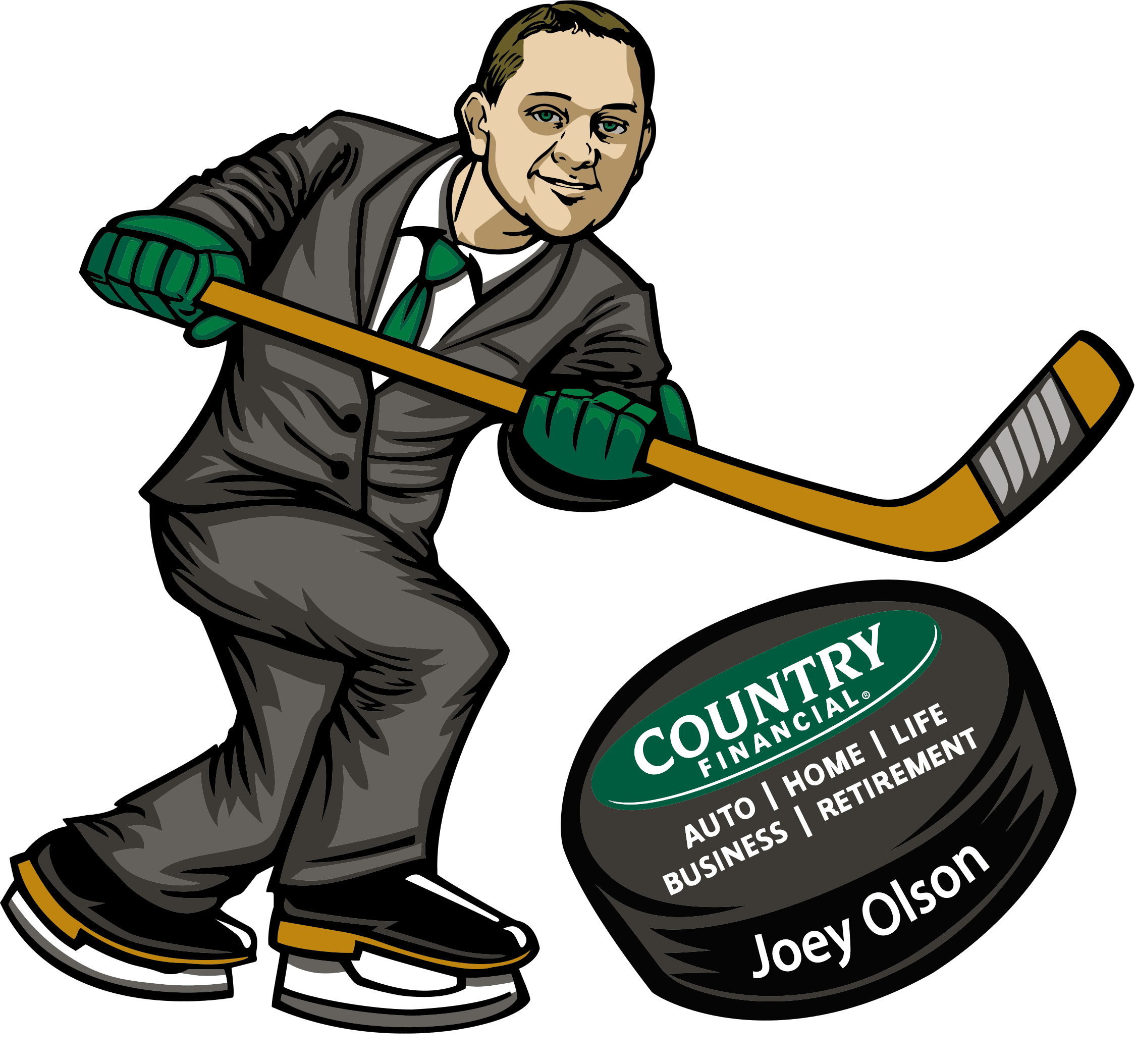 joey olson country financial logo